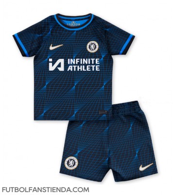 Chelsea Segunda Equipación Niños 2023-24 Manga Corta (+ Pantalones cortos)